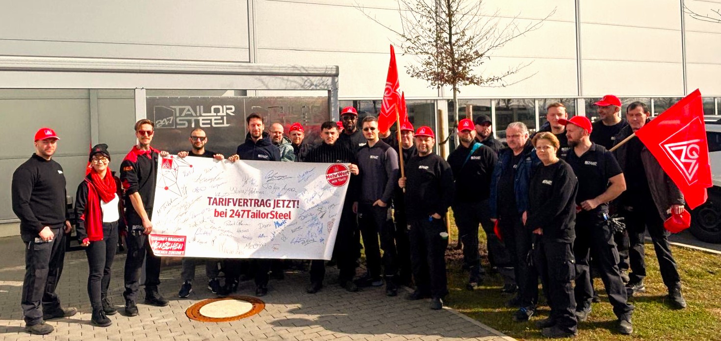 Warnstreik 247TailorSteel